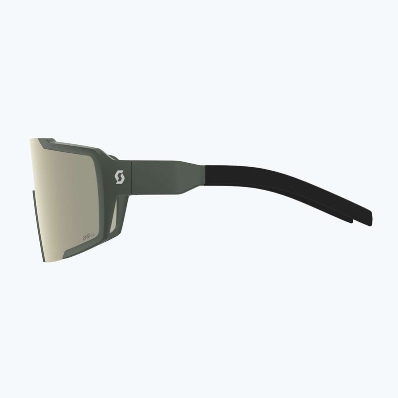 Okulary przeciwsłoneczne SCOTT Shield kaki green/amp white chrome 3
