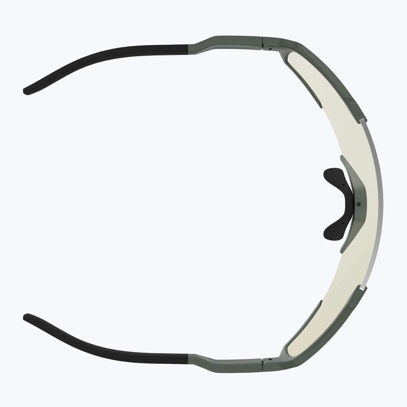 Okulary przeciwsłoneczne SCOTT Shield kaki green/amp white chrome 4