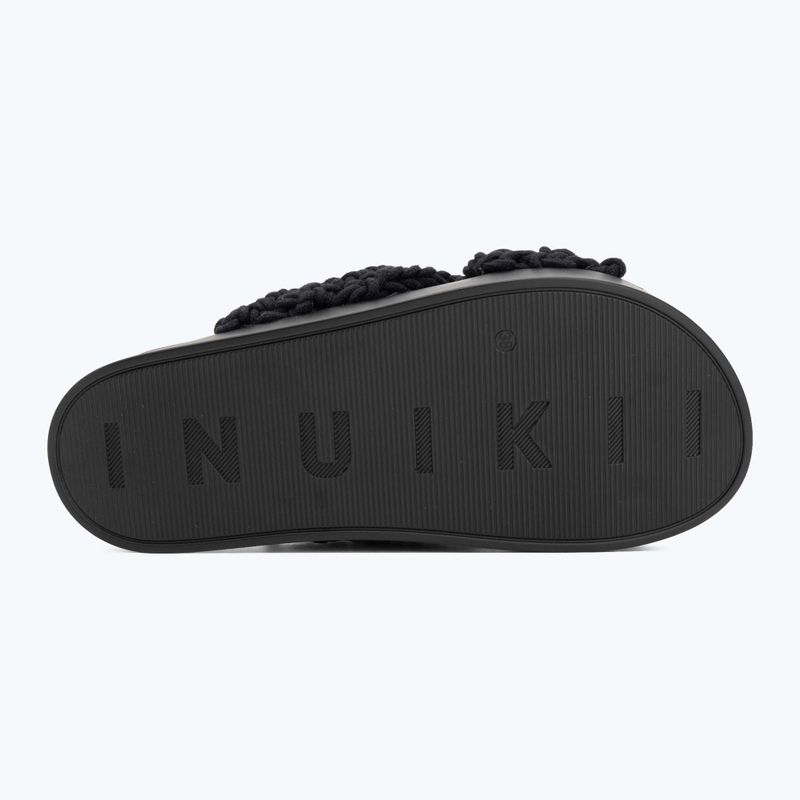 Klapki damskie INUIKII Woven Stones black 4