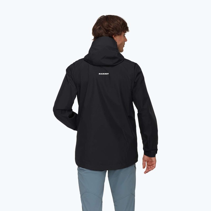 Kurtka przeciwdeszczowa męska Mammut Treeline HS Hooded black 2