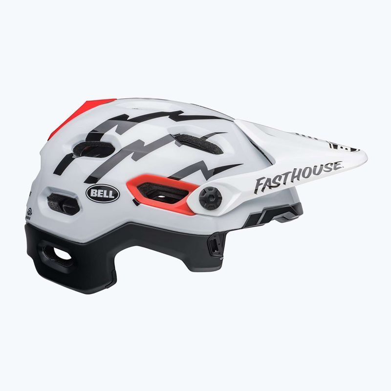 Kask rowerowy Bell FF Super DH MIPS Spherical fasthouse matte gloss black/white 3