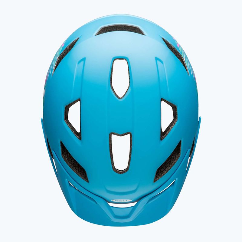 Kask rowerowy dziecięcy Bell Sidetrack Integrated MIPS Jr matte light blue/chapelle 4