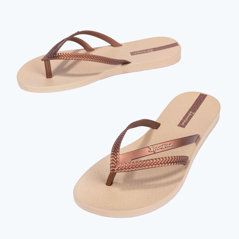 Japonki damskie Ipanema Bossa beige/copper 10
