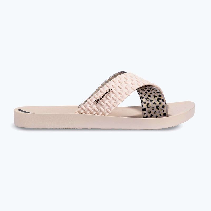 Klapki damskie Ipanema Sense Slide beige/beige/black 8