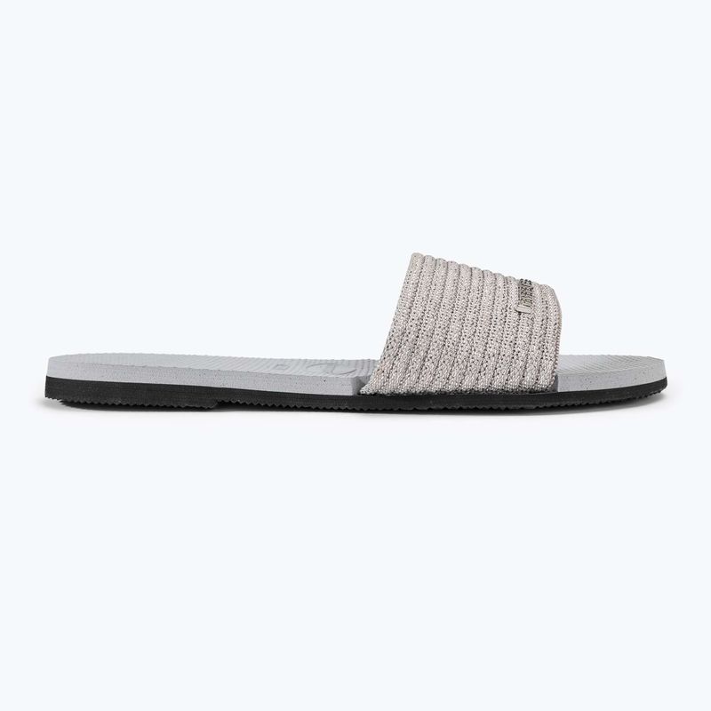 Klapki damskie Havaianas You Malta Metallic ice grey 2