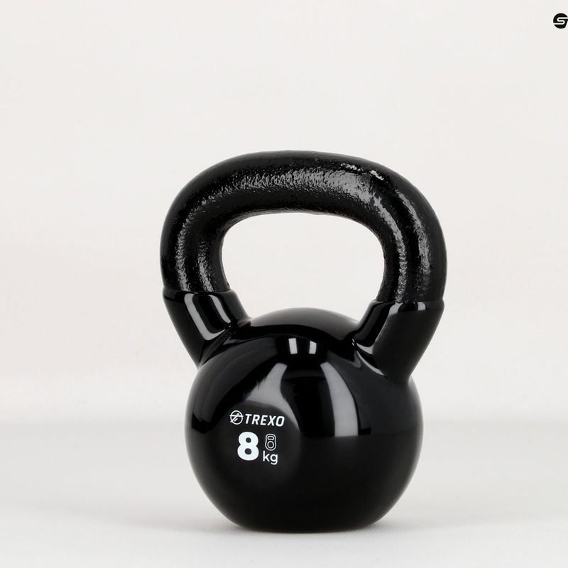 Kettlebell Żeliwny gumowany XTREXO VKB08 8 kg 10