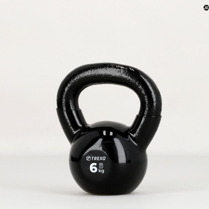 Kettlebell Żeliwny gumowany XTREXO VKB06 6 kg 8