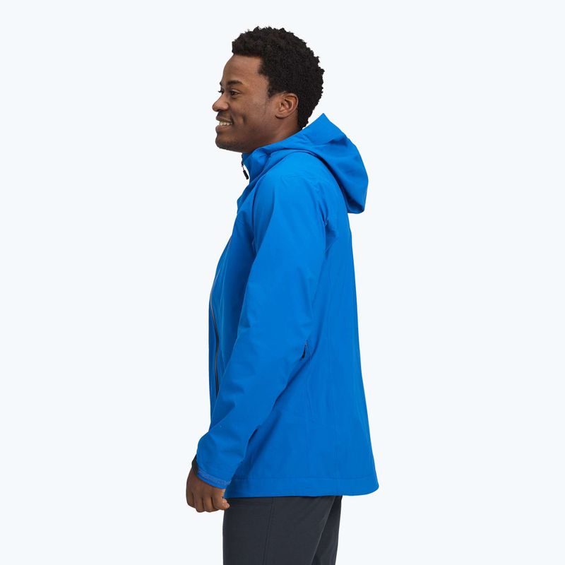 Kurtka przeciwdeszczowa męska Black Diamond Highline Stretch Shell drifter blue 3