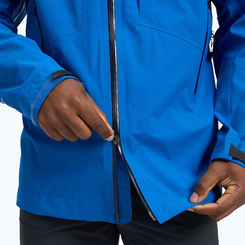 Kurtka przeciwdeszczowa męska Black Diamond Highline Stretch Shell drifter blue 8