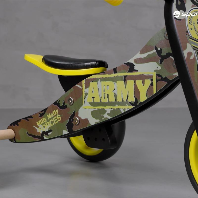 Rowerek biegowy trójkołowy Milly Mally Jake army 15