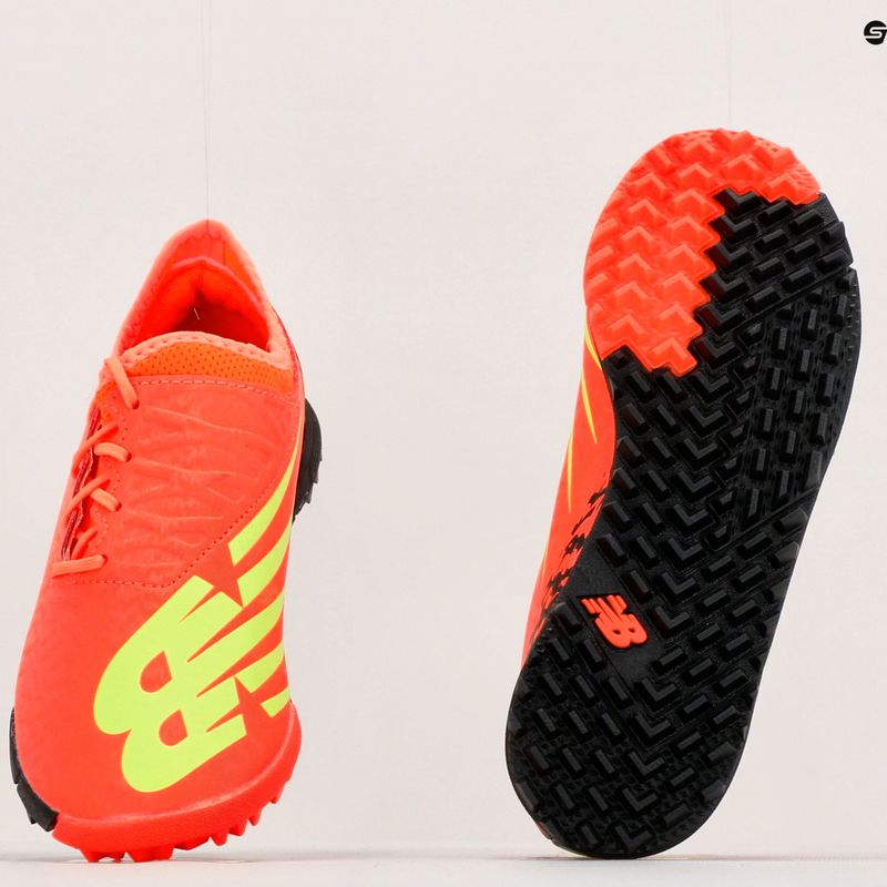 Buty piłkarskie dziecięce New Balance Furon v7 Dispatch JNR TF neon dragonfly 17
