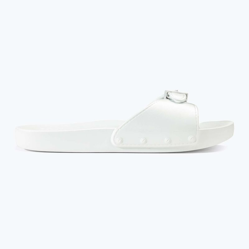 Klapki damskie Scholl Pescura Flat Aqua Eva off white 2