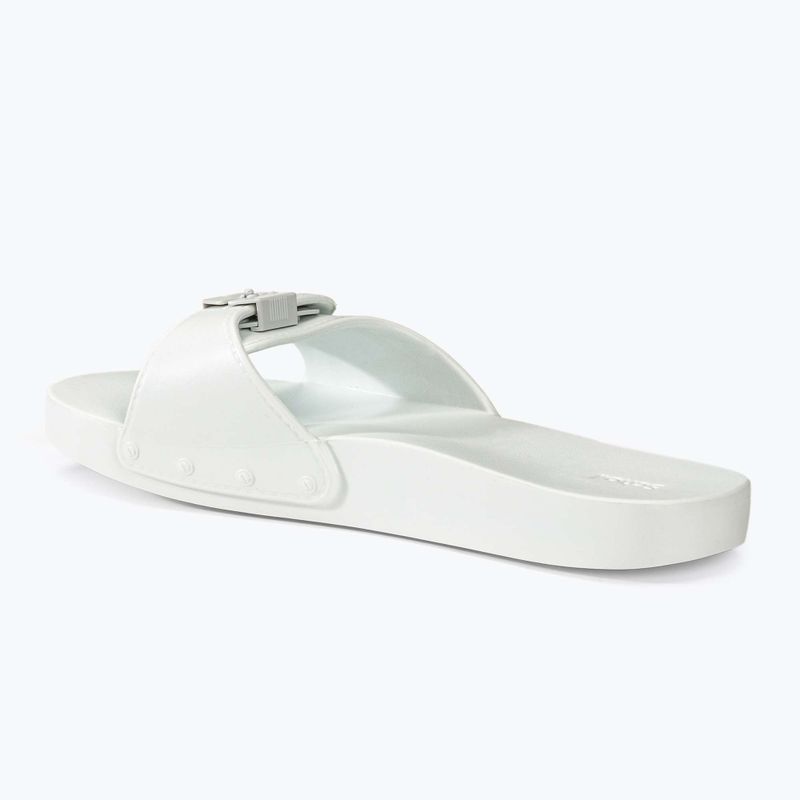 Klapki damskie Scholl Pescura Flat Aqua Eva off white 3
