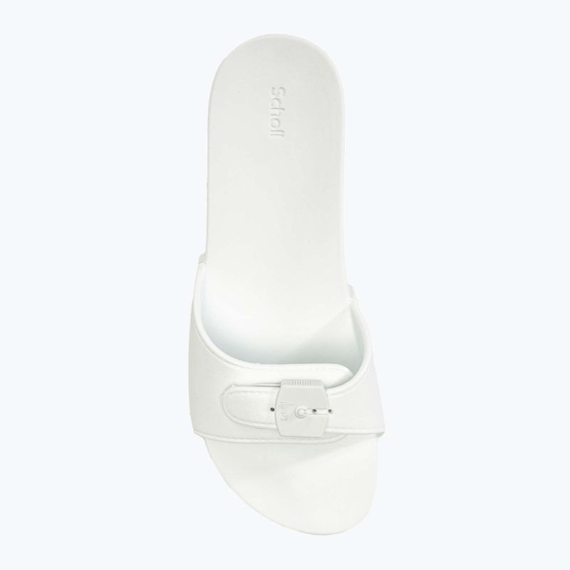 Klapki damskie Scholl Pescura Flat Aqua Eva off white 5