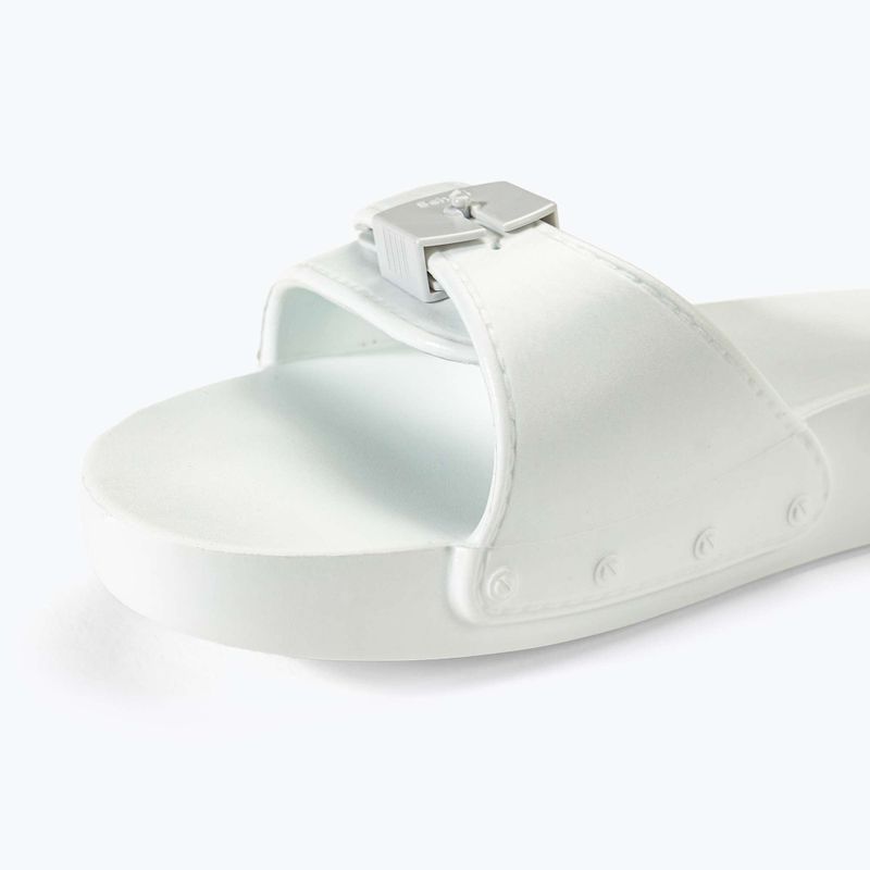 Klapki damskie Scholl Pescura Flat Aqua Eva off white 7