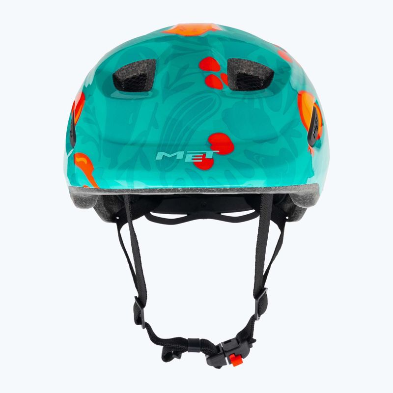 Kask rowerowy dziecięcy MET Hooray green fruit glossy 4