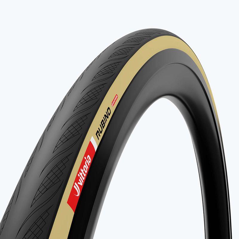 Opona rowerowa Vittoria Rubino V G2.0 700 x 28C czarny/beżowy 2