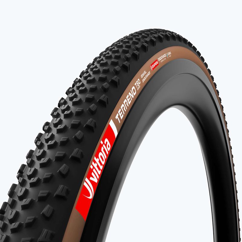 Opona rowerowa Vittoria Terreno T60 G2.0 TLR Gravel Endurance czarny/brązowy 2