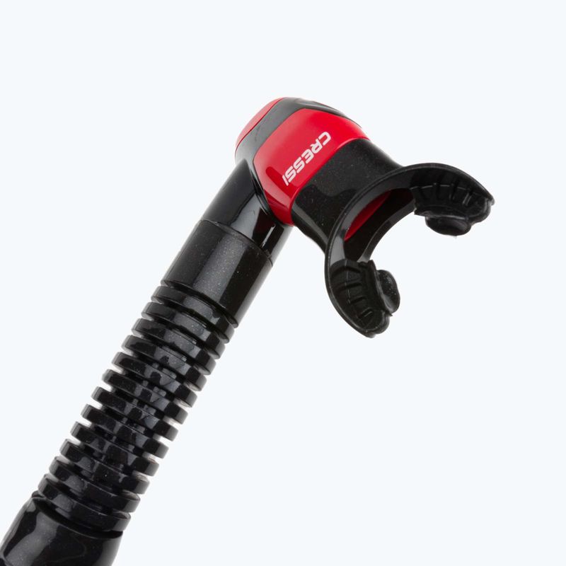 Fajka do nurkowania Cressi Itaca Ultra Dry black/red 2