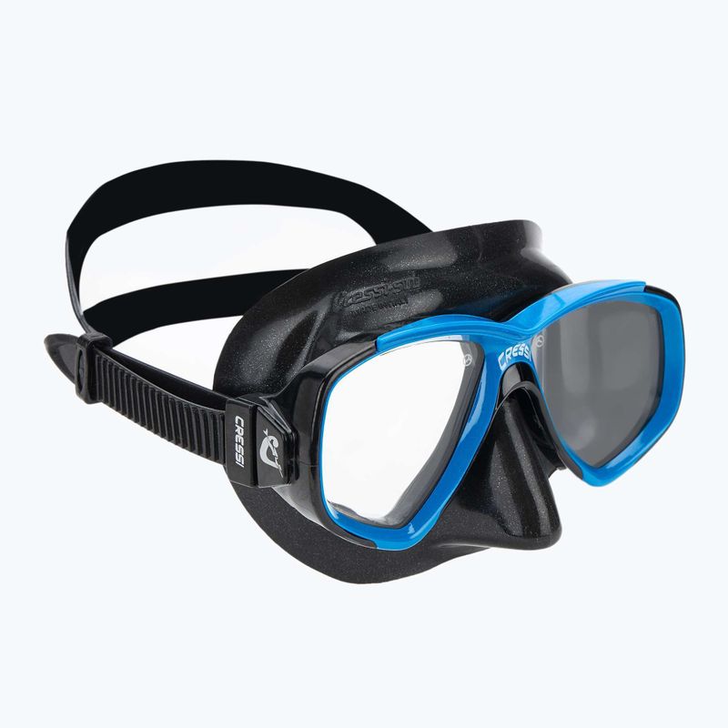 Zestaw do nurkowania Cressi Perla + Mexico black/blue 2