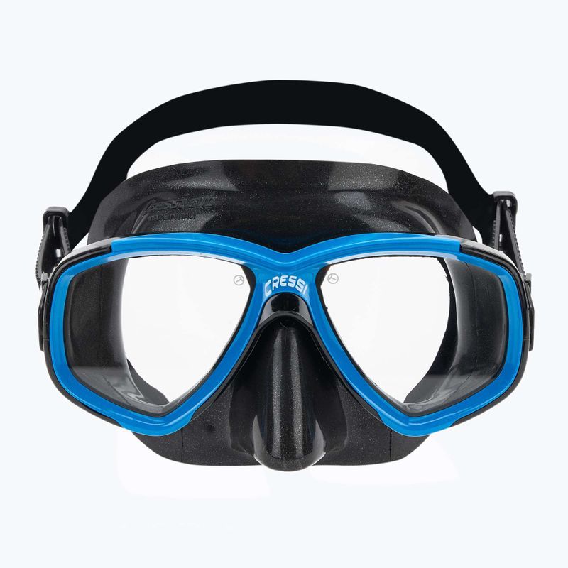 Zestaw do nurkowania Cressi Perla + Mexico black/blue 3