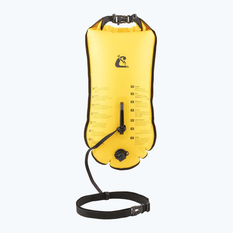 Bojka asekuracyjna Cressi Glide Pro yellow 3