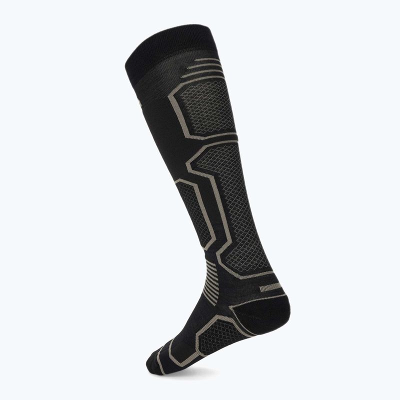 Skarpety narciarskie Mico Medium Weight Warm Control Ski nero grigio 2