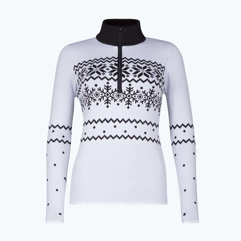Bluza termoaktywna damska Newland Groenlandia Half Zip white/black 5