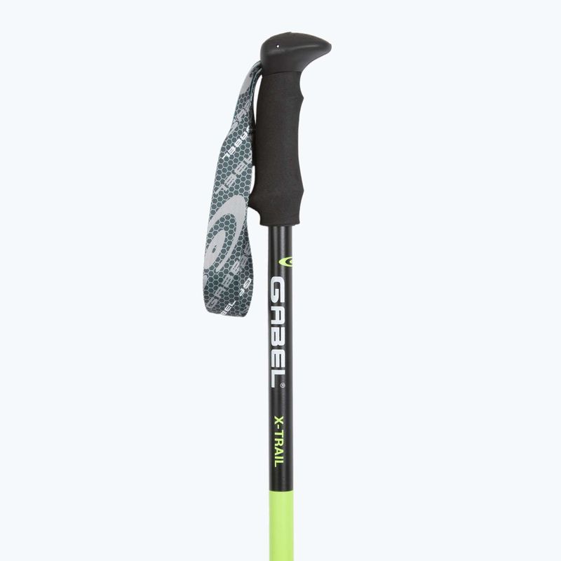 Kije nordic walking GABEL X-Trail limonkowy 2