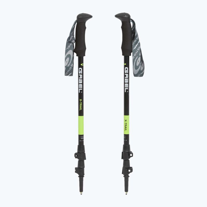 Kije nordic walking GABEL X-Trail limonkowy 5