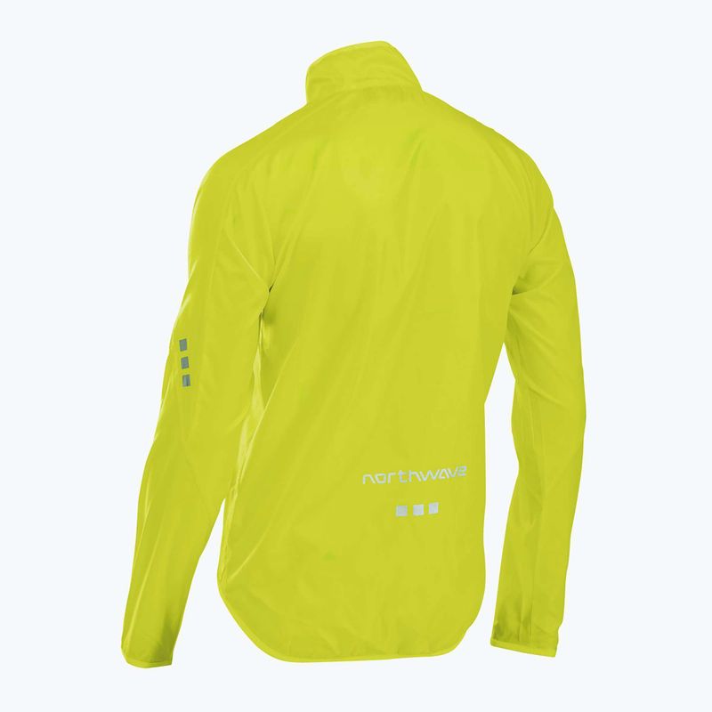 Kurtka rowerowa męska Northwave Vortex 2 yellow fluo 2