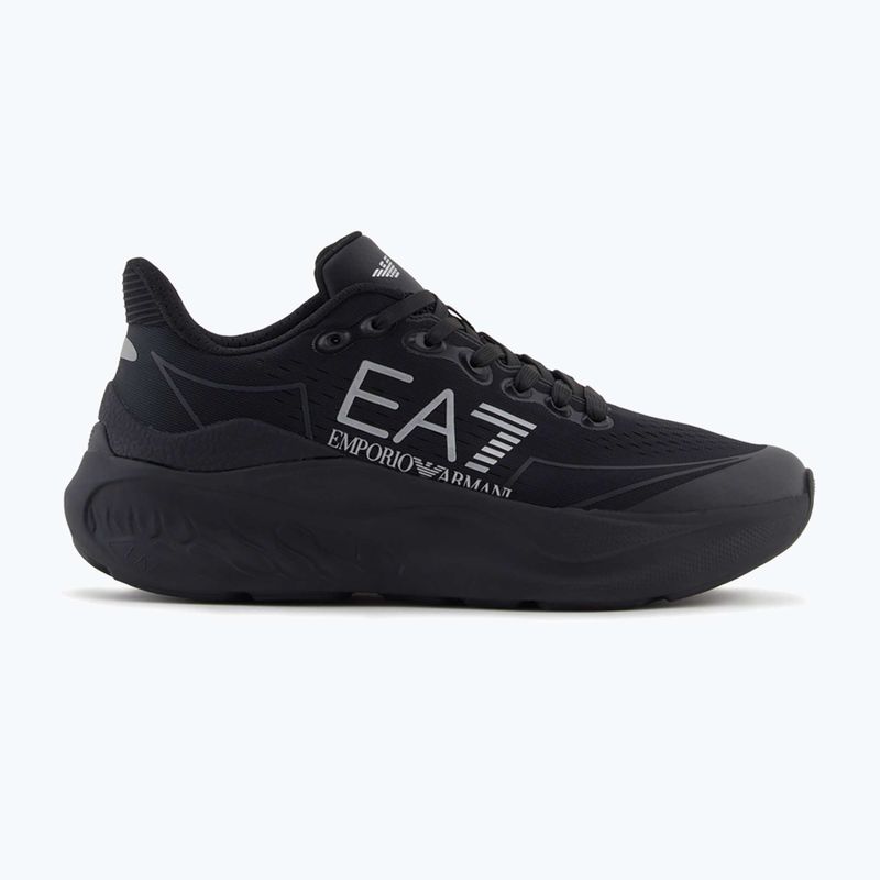 Buty EA7 Emporio Armani Wave Cracking full black/silver 8