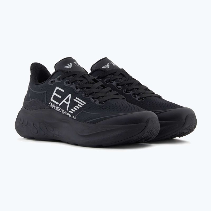 Buty EA7 Emporio Armani Wave Cracking full black/silver 9