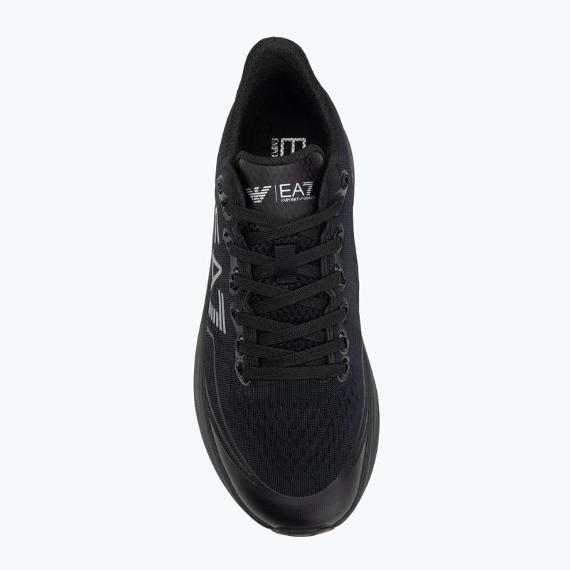 Buty EA7 Emporio Armani Wave Cracking full black/silver 5