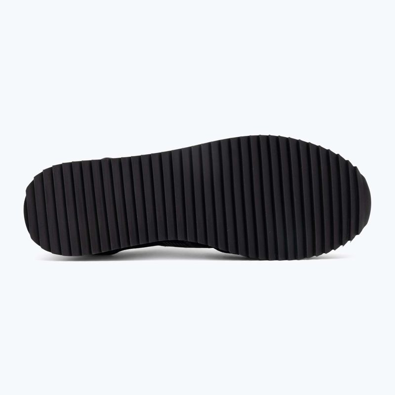 Buty EA7 Emporio Armani Black & White Suede triple black micropunch 4