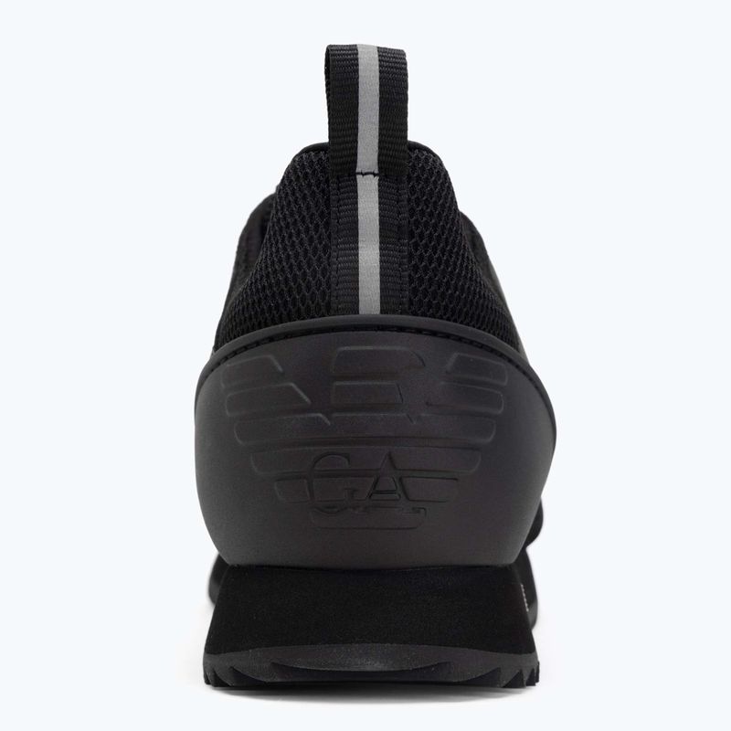 Buty EA7 Emporio Armani Black & White Suede triple black micropunch 6