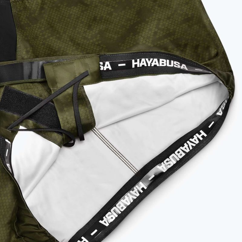 Spodenki treningowe męskie Hayabusa Hex Mid-Thigh green 6
