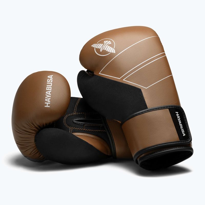 Rękawice bokserskie Hayabusa S4 Leather golden brown 2