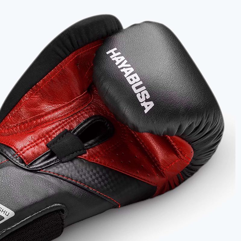 Rękawice bokserskie Hayabusa T3 black/red 7