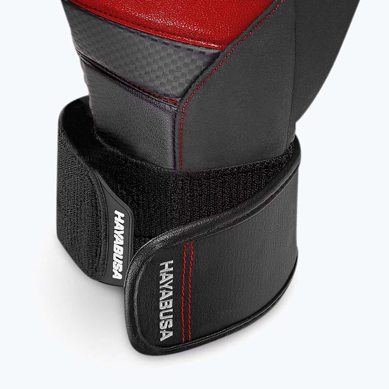 Rękawice bokserskie Hayabusa T3 black/red 9
