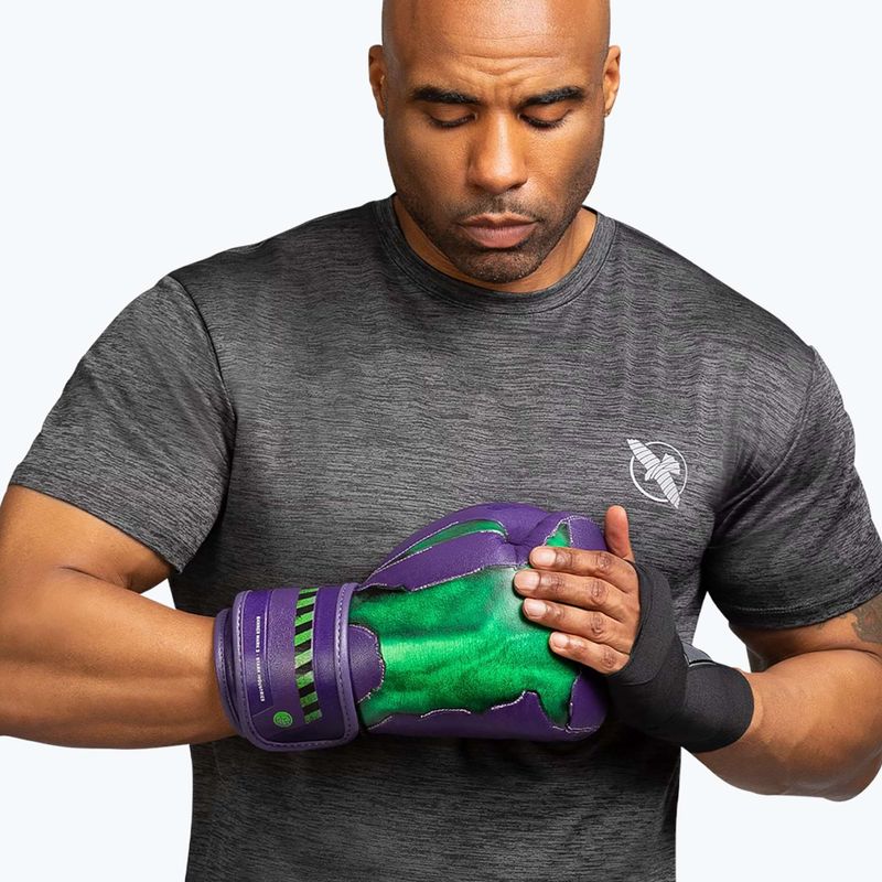 Rękawice bokserskie Hayabusa Marvel's Hulk purple/green 12