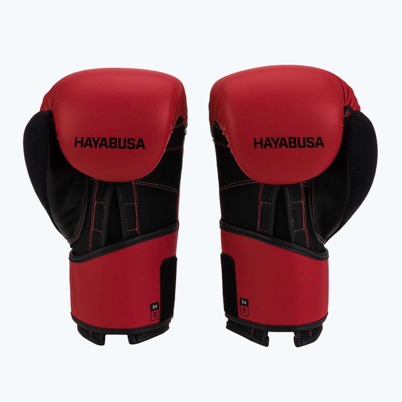 Rękawice bokserskie Hayabusa S4 black/red 3