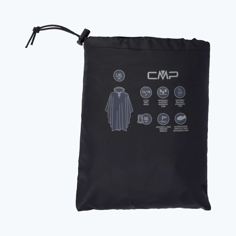 Ponczo przeciwdeszczowe CMP 35X7857 Fix Hood nero 4