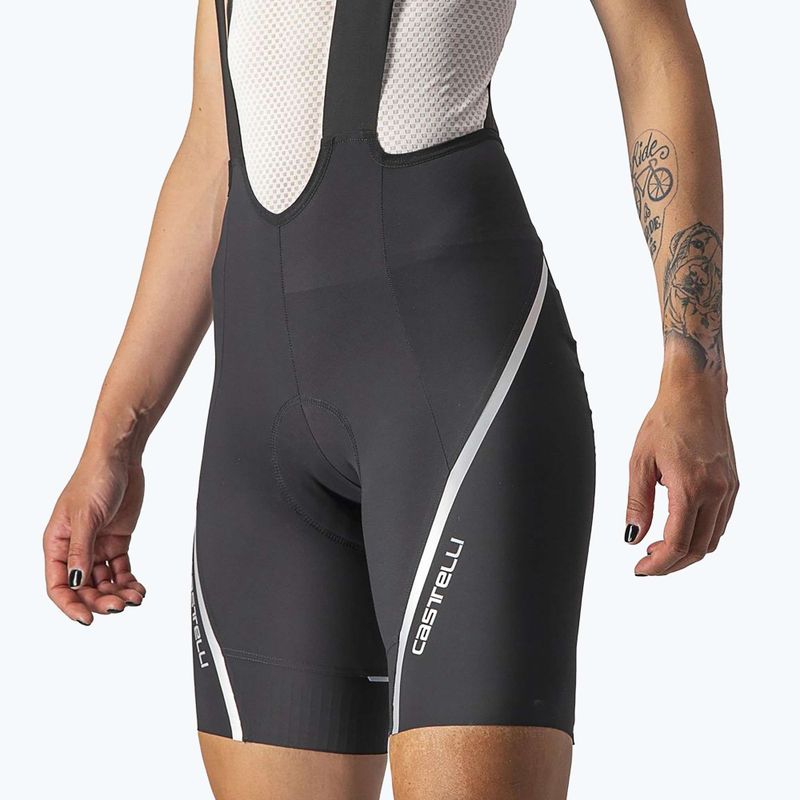 Spodenki rowerowe damskie Castelli Velocissima 3 black/ silver 3