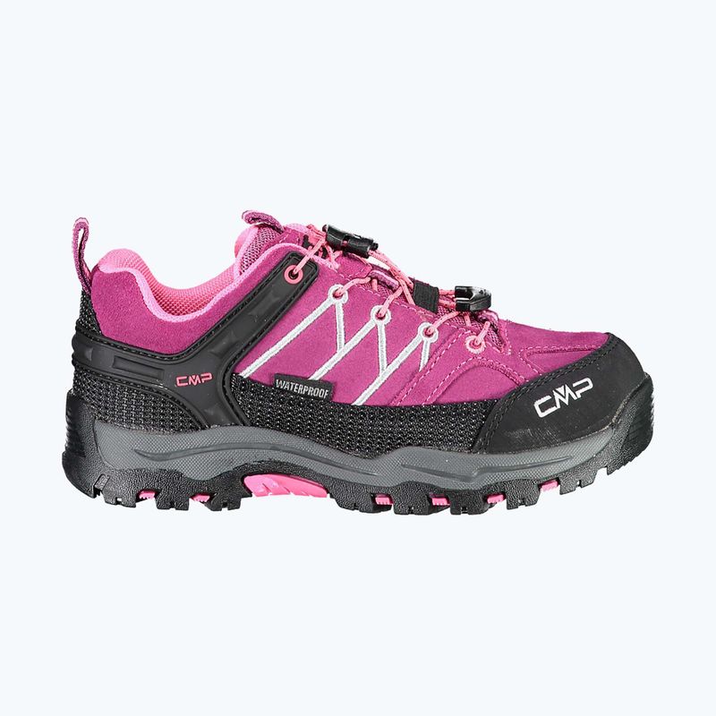 Buty trekkingowe dziecięce CMP Rigel Low Wp berry/pink fluo 8