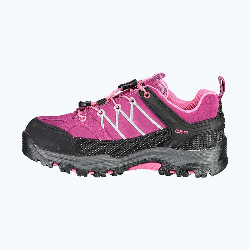Buty trekkingowe dziecięce CMP Rigel Low Wp berry/pink fluo 9