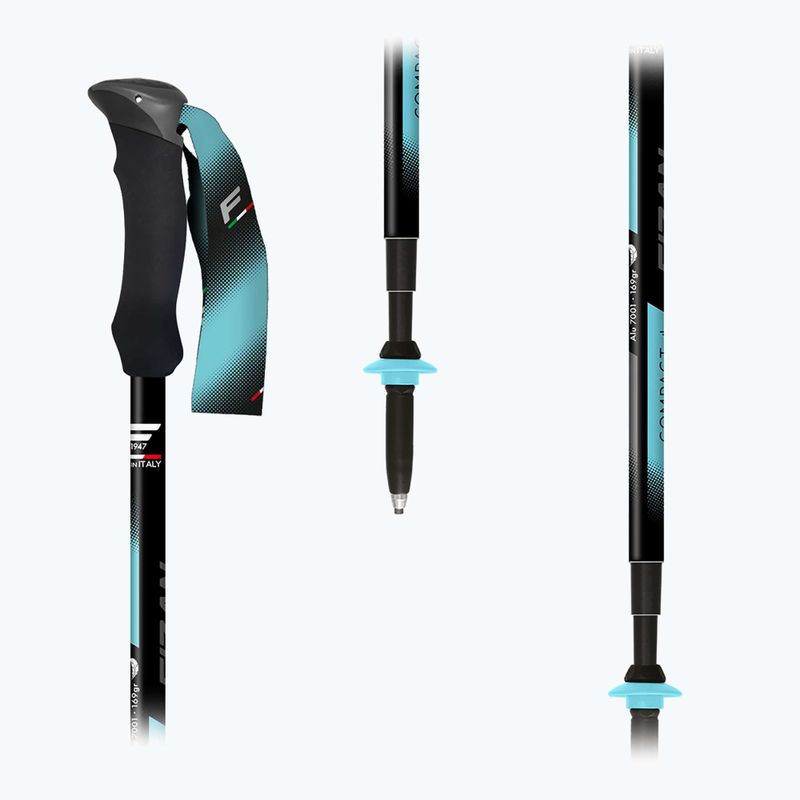 Kije trekkingowe Fizan Compact Tech 4 light blue 5