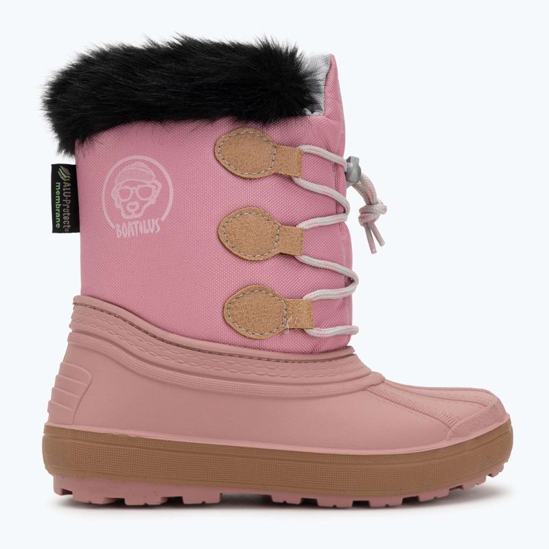 Śniegowce dziecięce BOATILUS Nippy 02 Sint. Leather pink 2
