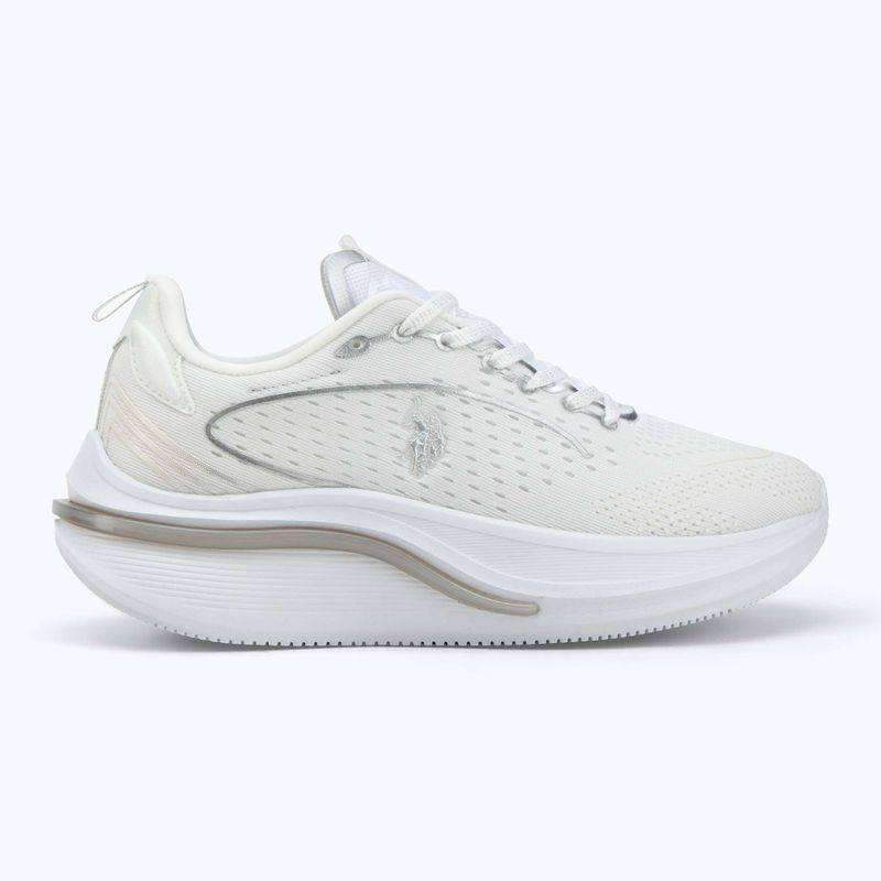 Buty damskie U.S. Polo Assn. CLAUDE004 white/silver 2