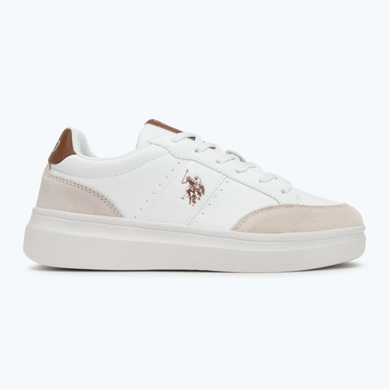 Buty męskie U.S. Polo Assn. CODY003B white/light brown 2